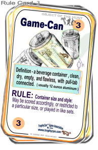 Rule Card N0. 3  Game-Can